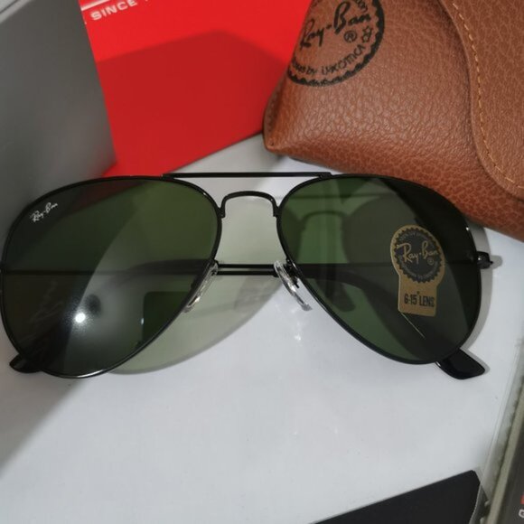 NEW Ray Ban RB3025 Aviator medium Metal - Picture 11 of 13
